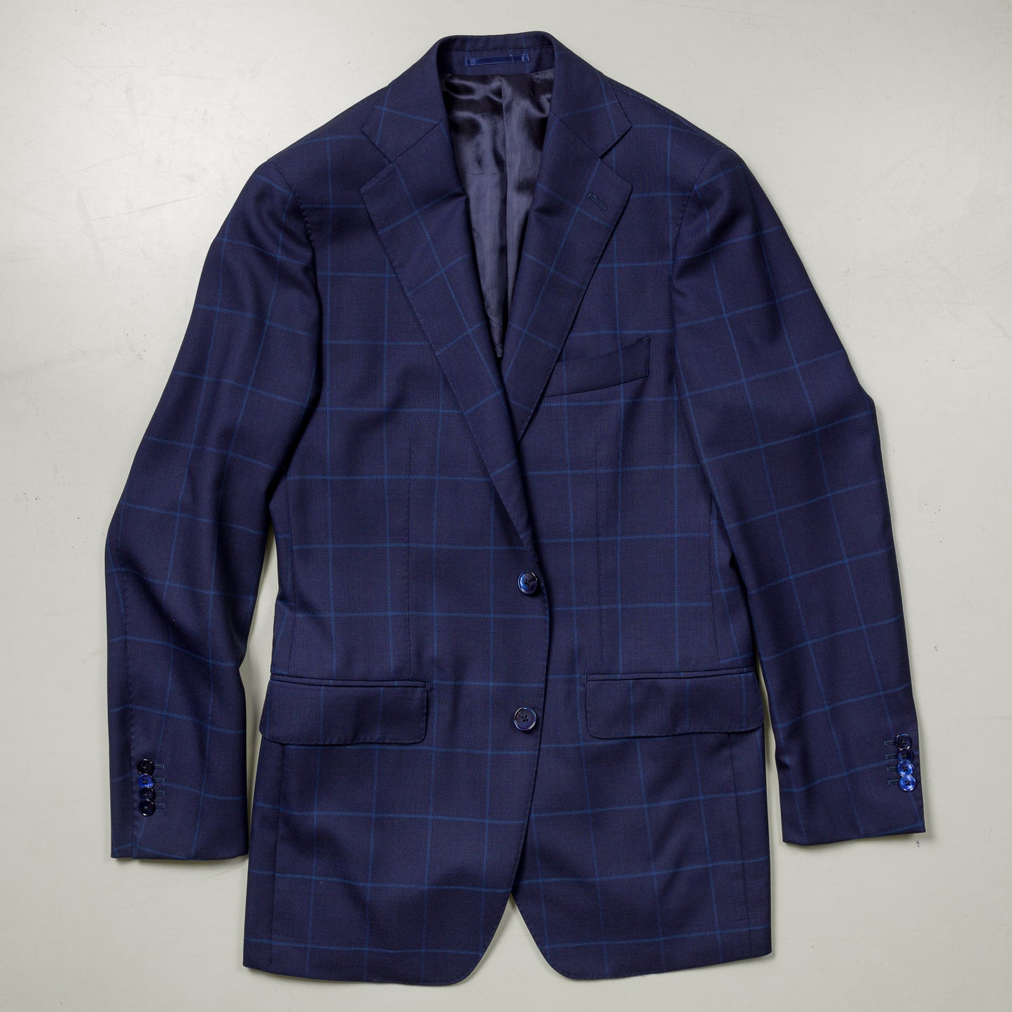 Suit 4S.12 | Blue | Half Canvas