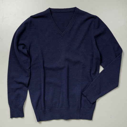 Knit B02 | D. Blue | 70% Wool + 30% Cashmere
