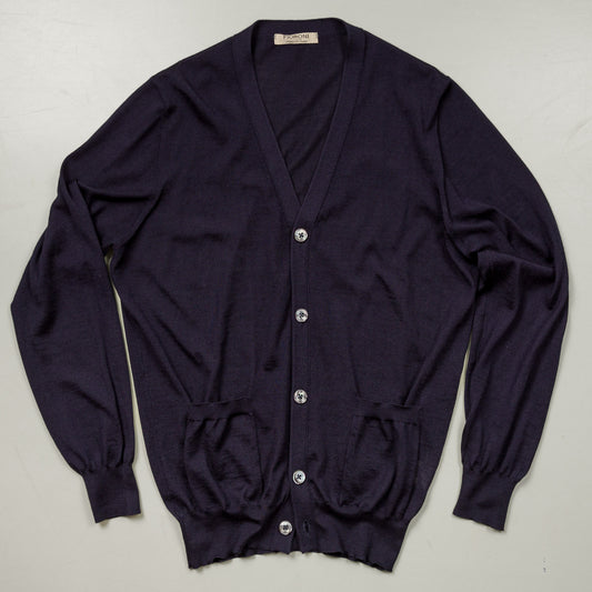 Knit F03 | D. Blue | 70% Cashmere + 30% Silk
