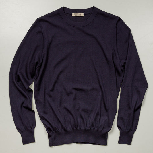 Knit F06 | D. Blue | 70% Cashmere + 30% Silk