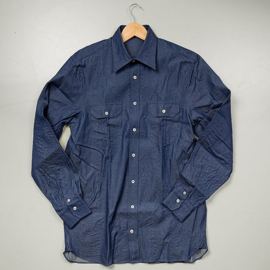 Shirt C30 | Indigo | Jeans (Unwashed)