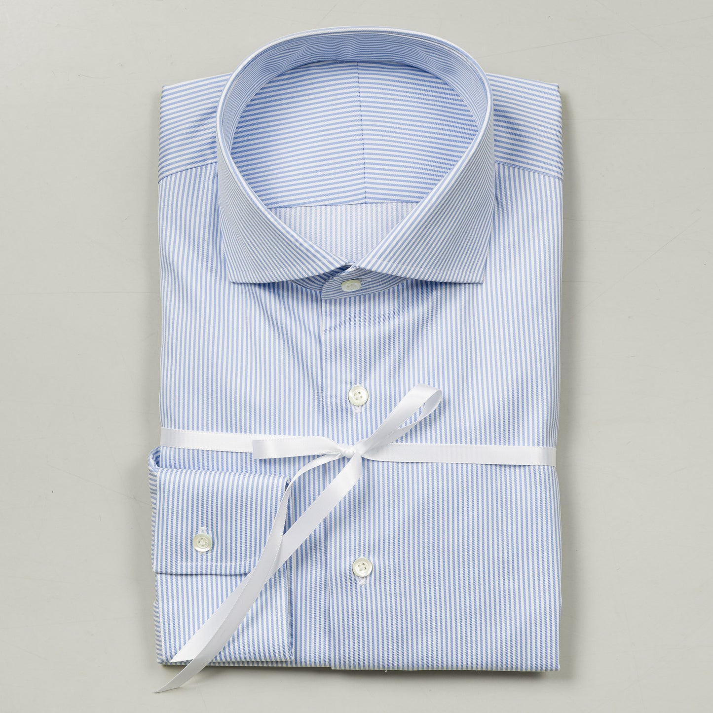 Shirt 25 | L. Blue | Stripe | Fine Twill