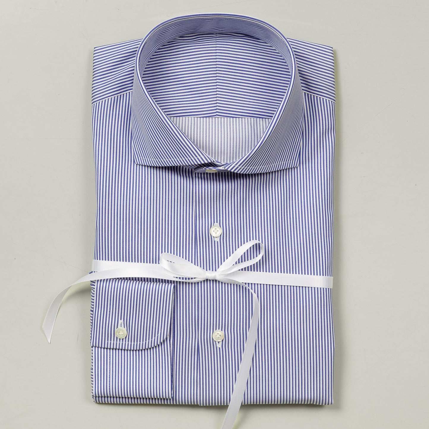 Shirt 26 | D. Blue | Stripe | Fine Twill