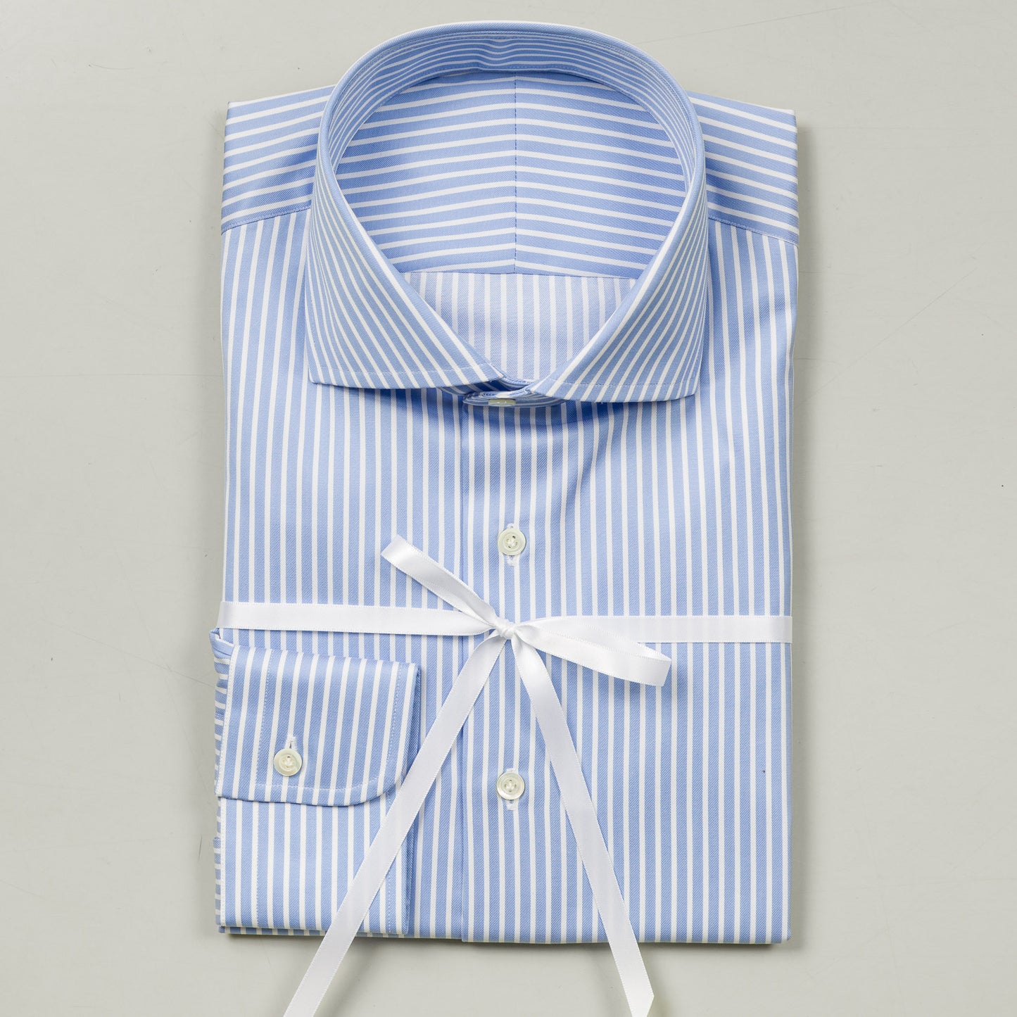 Shirt 29 | L. Blue | Stripe | Fine Twill