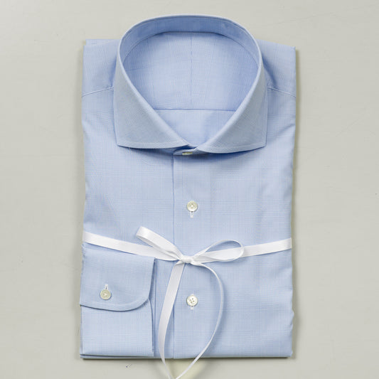 Shirt 14 | L. Blue | Check | Poplin