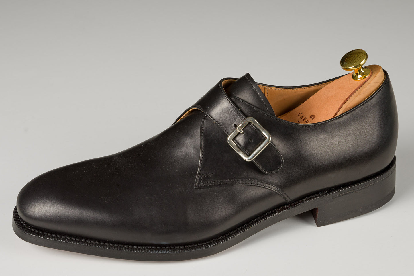 20 | Single Monk | Black | Goodyear Welted