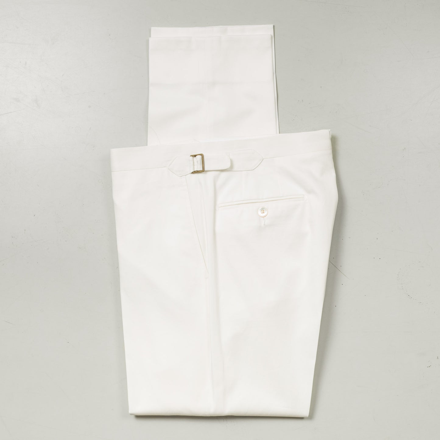 Trousers 14 | Off White | Fine Twill
