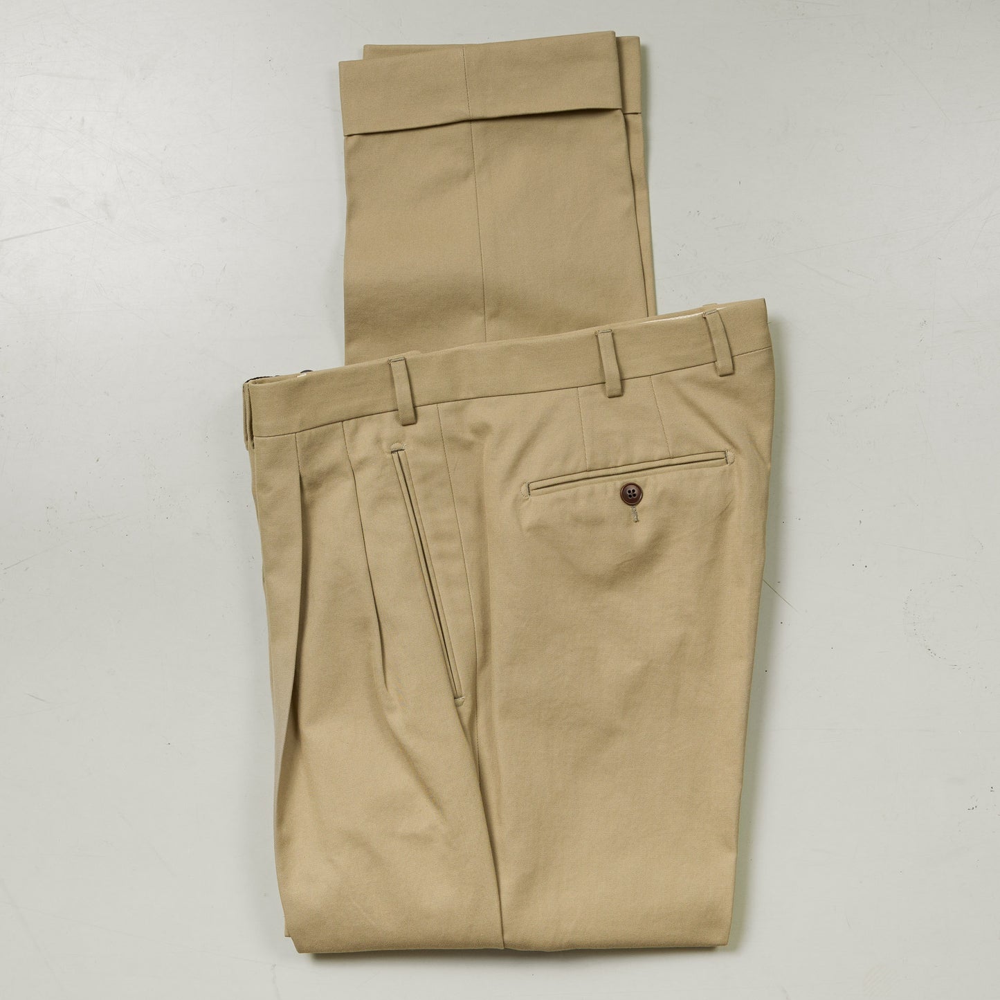 Trousers 02 | Khaki | Washed Twill